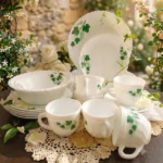 27 pieces italiano opal  dinner set
