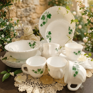 27 pieces italiano opal  dinner set
