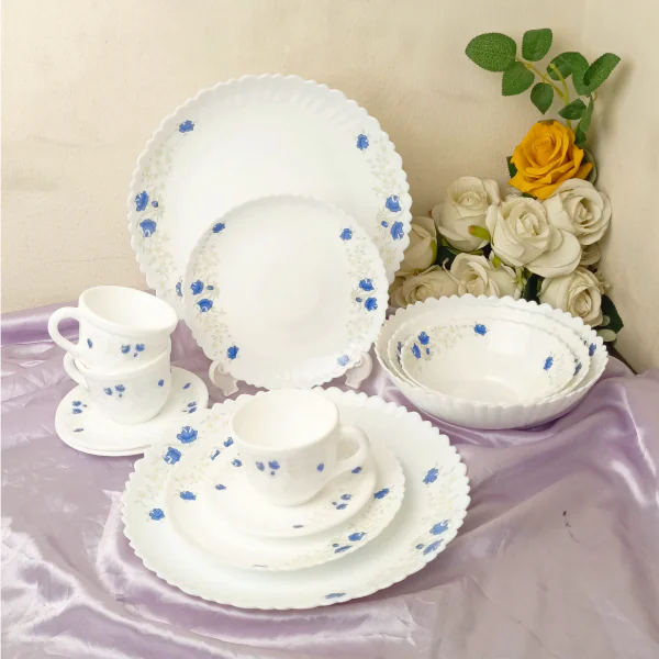 27 pcs opal dinner set. 1 27 pieces nasir opal dinner set - Image 1