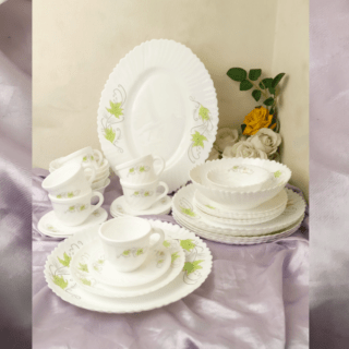 32 pcs opal glassware dinner set