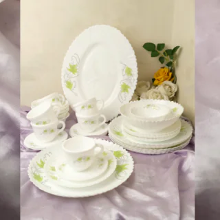 32 pcs opal glassware dinner set