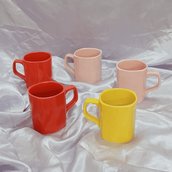 multicolour mug ceramic coffee mug 220 ml - Image 1